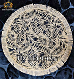 Round Placemat Table Non-Slip Jute Mats for Dining Table Decoration Accessories Kitchen Placemats Coffee Coasters Party Dinner 15x15 inh