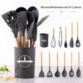 12 Pcs Silicone Kitchen Utensil Set HZ BEDDING