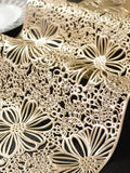3 Feet Floral Design Hollow Out Table Runner, Center Table Dressing Table Non-Slip Table runner Stylish and Classic for most attractive table (Copy)
