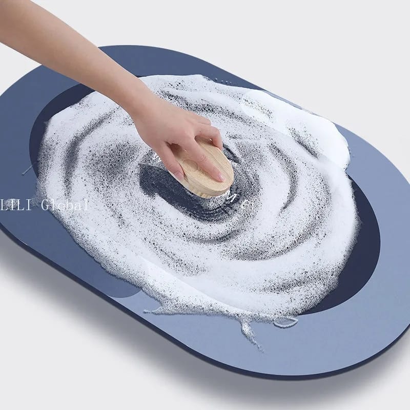 Super Water Absorbent Non-Slip Bath Mat Floor Mat for Bathroom Shower Room Tub Entrance Kitchen door mat