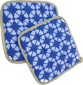 2 Pcs Cotton Heat Resistant Pot Holder Set for Kitchen HZ BEDDING