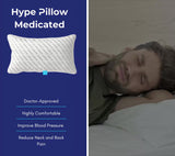Medicated Pillow filled with Micro Ball Fiber by Hype Pillow