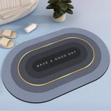 Super Water Absorbent Non-Slip Bath Mat Floor Mat for Bathroom Shower Room Tub Entrance Kitchen door mat