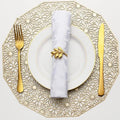 2/4/6/8 Evevda Rose Placemats Design Round 15 inch HZ BEDDING
