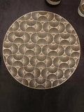 2/4/6/8 Floral Placemats Design Round 15inch My Store