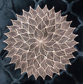 2/4/6/8 PVC Flower Placemats Placemats Round 15 inch HZ BEDDING