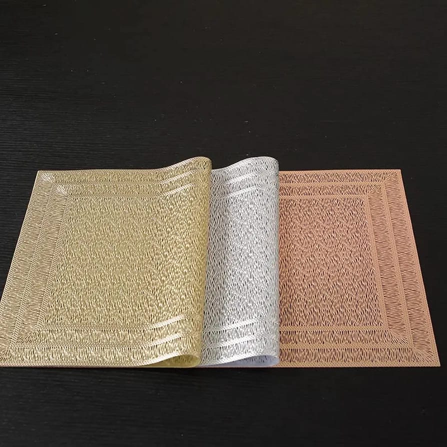 2/4/6/8 PVC Luxury Placemats Hollow Decorative HZ BEDDING