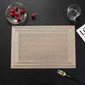 2/4/6/8 PVC Luxury Placemats Hollow Decorative HZ BEDDING
