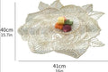 2/4/6/8 Vinyl Rose Design Placemats HZ BEDDING