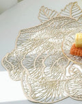 2/4/6/8 Vinyl Rose Design Placemats HZ BEDDING