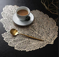 2/4/6/8 VinylChloride Leaf Shape  Placemats HZ BEDDING