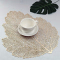 2/4/6/8 VinylChloride Leaf Shape  Placemats HZ BEDDING