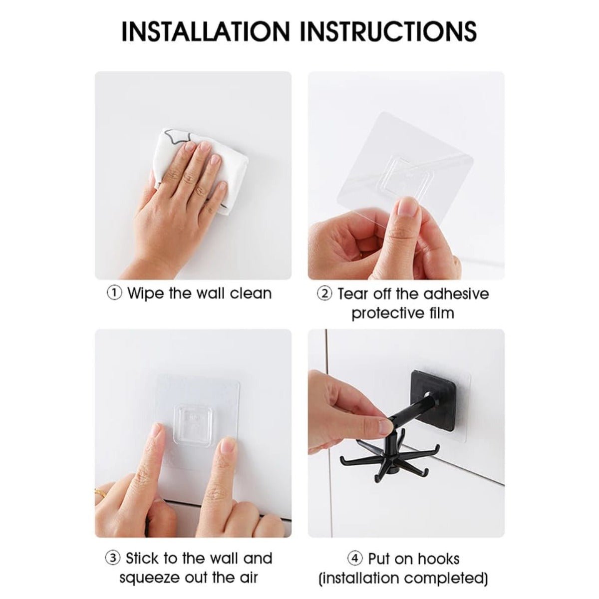 360° Self-Adhesive Hook – Kitchen & Bathroom Wall Hanger Digital deals