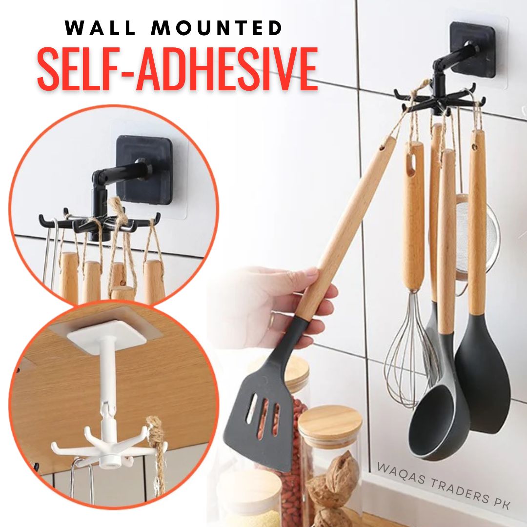 360° Self-Adhesive Hook – Kitchen & Bathroom Wall Hanger Digital deals