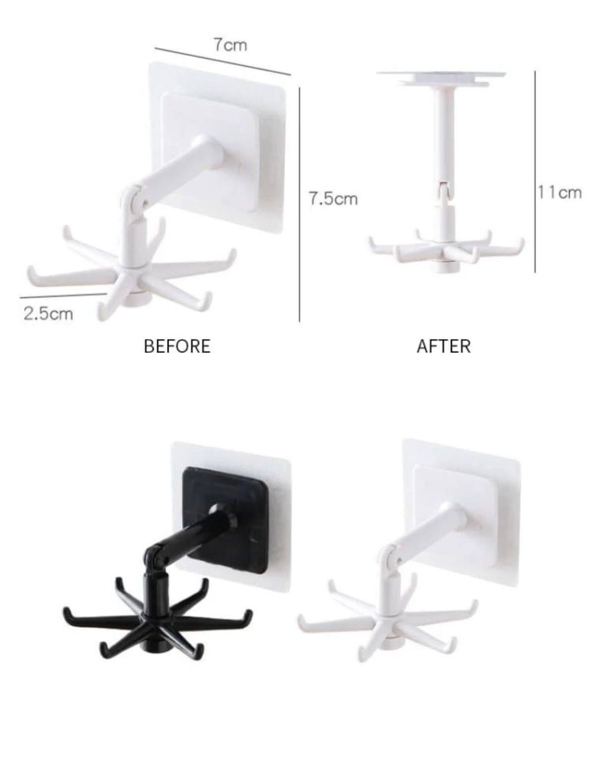 360° Self-Adhesive Hook – Kitchen & Bathroom Wall Hanger Digital deals