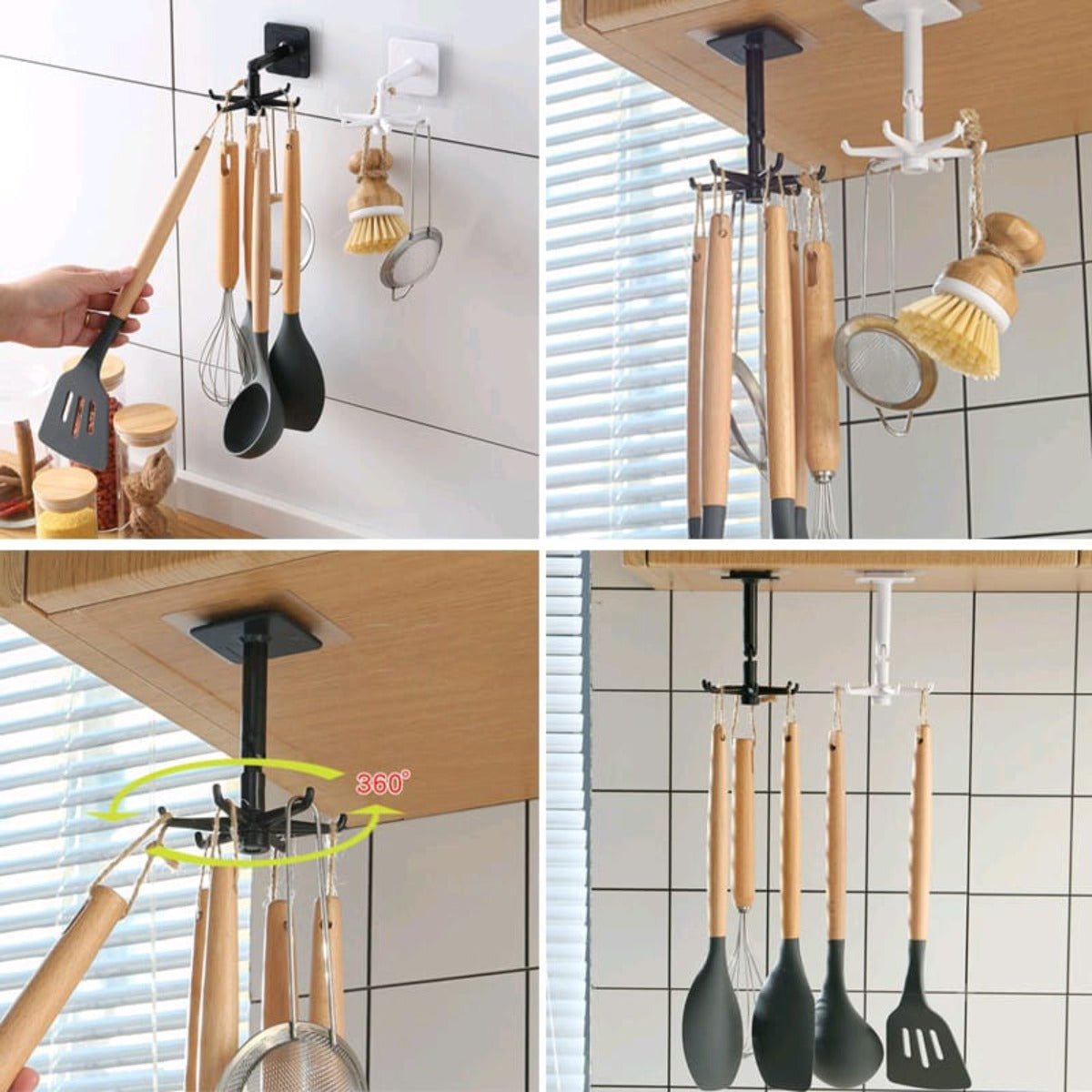 360° Self-Adhesive Hook – Kitchen & Bathroom Wall Hanger Digital deals