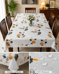4/6/8 Seater Waterproof Table Cover with Elegant Lace Border New Design C HZ BEDDING