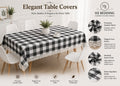 4/6/8 Seater Waterproof Table Cover with Elegant Lace Border New Design I HZ BEDDING