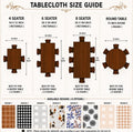 4/6/8 Seater Waterproof Table Cover with Elegant Lace Border New Design I HZ BEDDING