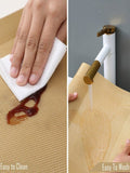 5 Pieces Golden PVC Washable Placemats with Runner HZ BEDDING