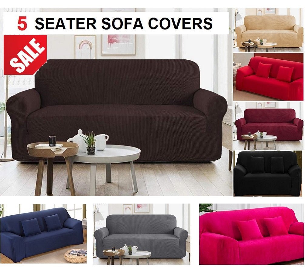 5 Seater (3+1+1) Sofa Cover Set 5 Seater Sofa Cover HZ BEDDING