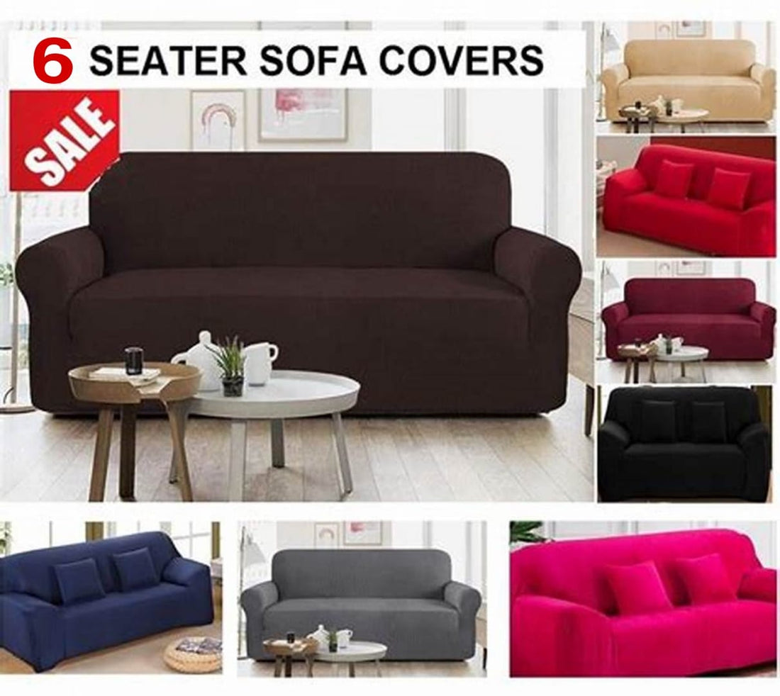 6 Seater (3+2+1) Sofa Cover Set 6 Seater Sofa Cover HZ BEDDING