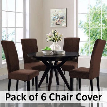6 seater Dining Chair Cover Set Elastic Fitted HZ BEDDING
