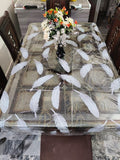 6 seater Premium Floral Table Cover HZ BEDDING