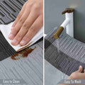 7 Pcs Dining Table Mat & Runner Set – Washable, Heat Resistant (Black & Grey) HZ BEDDING