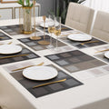 7 Pcs Dining Table Mat & Runner Set – Washable, Heat Resistant New Design HZ BEDDING