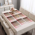7 Pcs Dining Table Mat & Runner Set – Washable, Heat Resistant New Design A HZ BEDDING