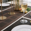 7 Pcs Dining Table Mat & Runner Set – Washable, Heat Resistant New Design B HZ BEDDING