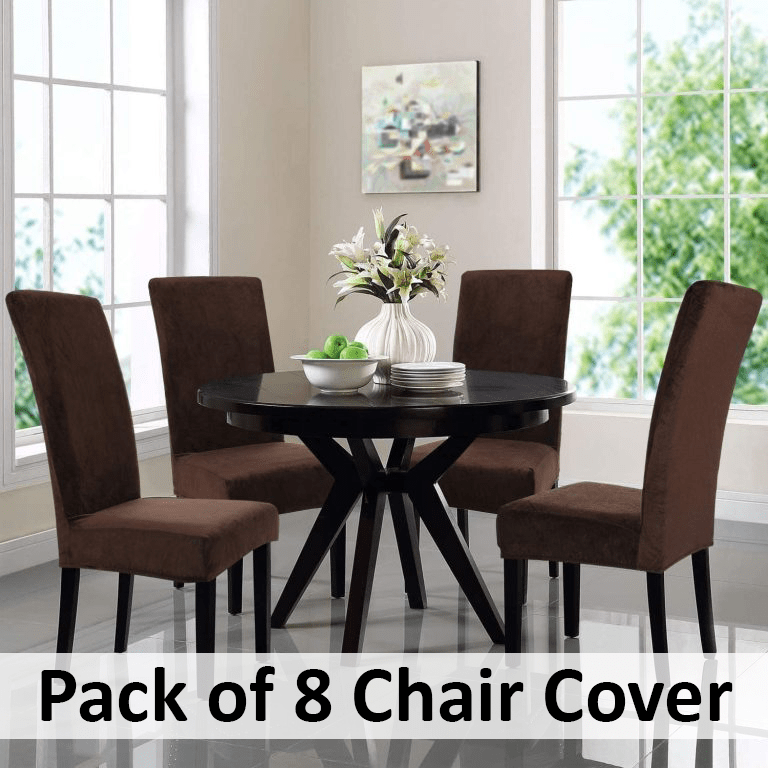 8 seater Dining Chair Cover Set Elastic Fitted HZ BEDDING