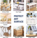 8 Seater PVC( 5 x 8.5 Ft) 60x104 inch Transparent Clear Dining Table Sheet HZ BEDDING