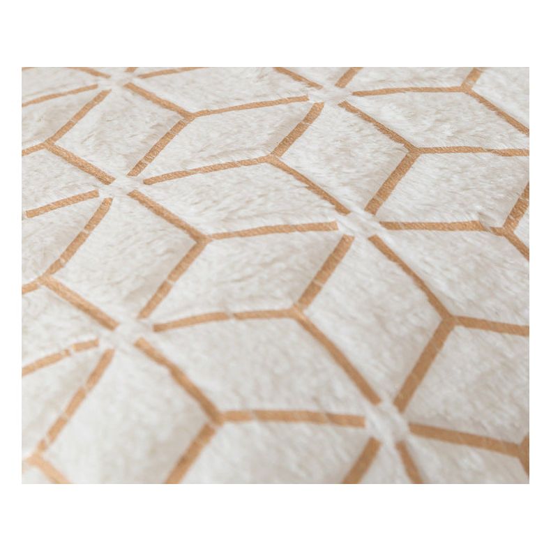 Solid Plush Luxury Pillowcase Creative Rhombus Geometry Pattern Sofa Decorative Cushion Covers Fashion Plaids Pillows Decor Home 17x17 inch