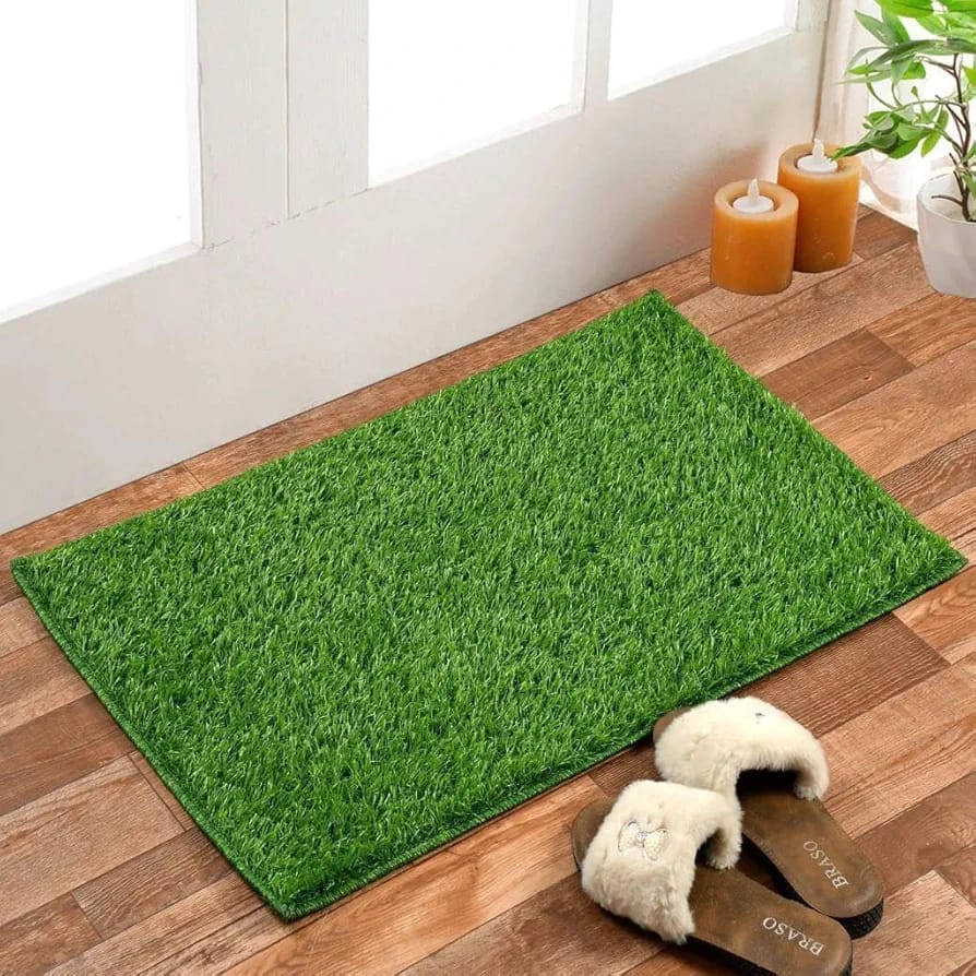 Artificial Turf Grass Indoor Outdoor, Outdoor Grass Mat Non Toxic Artificial Grass Area Rug, Multiple sizes, Professional Outdoor Grass Mat