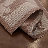 Set of 2/4/6/8pcs Pvc Placemats, Woven Placemats For Dining Table heat Resistant Placemats, Washable Stain Resistant Easy To Clean, Home Kitchen Dining Table Decor