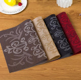 Set of 2/4/6/8pcs Pvc Placemats, Woven Placemats For Dining Table heat Resistant Placemats, Washable Stain Resistant Easy To Clean, Home Kitchen Dining Table Decor