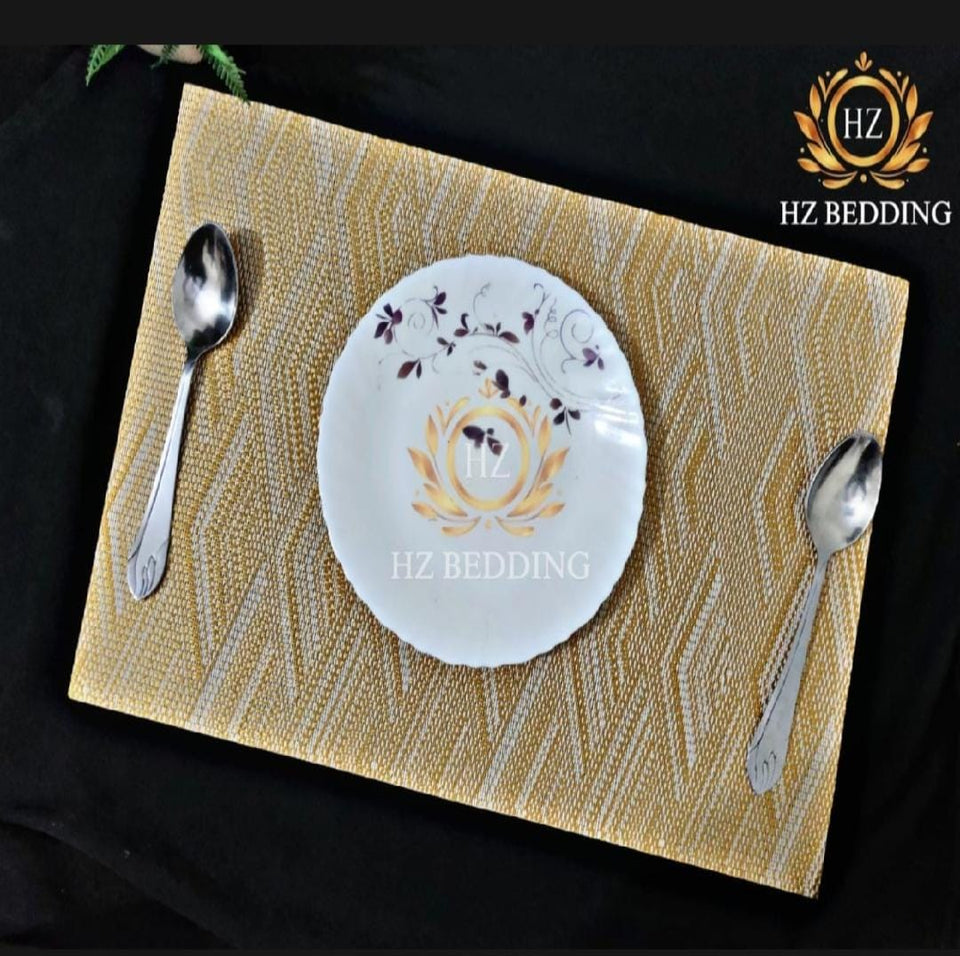 Set of 2/4/6/8pcs Pvc Placemats, Woven Placemats For Dining Table heat Resistant Placemats, Washable Stain Resistant Easy To Clean, Home Kitchen Dining Table Decor