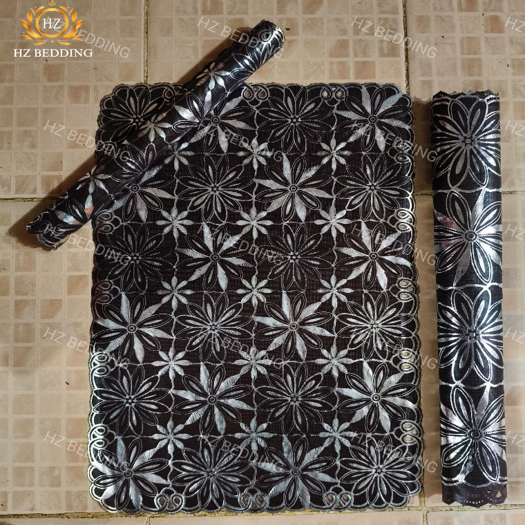 3pcs center table dressing table and side Table Mat Brown Large pcs size(15×36) And small 2pcs size(12×18) Inches material vinyl soft plastic Premium Brown