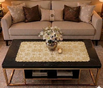 Dandelion Table Runner 16×33 Inch – Elegant  Center & Dining Table Runner  | HZ Bedding