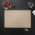 2/4/6/8 Modern Golden Field  Table Mat Vinyl HZ BEDDING
