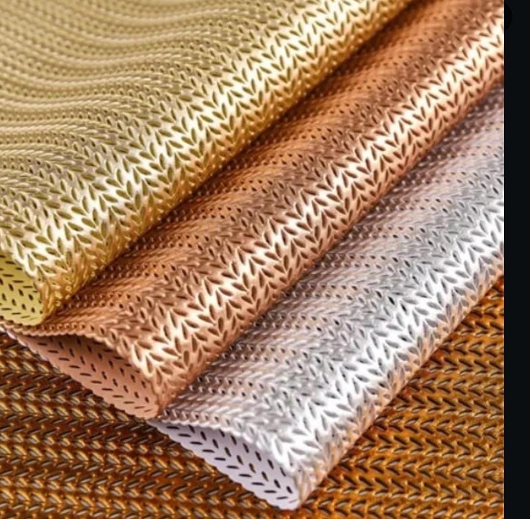 2/4/6/8 Modern Golden Field  Table Mat Vinyl HZ BEDDING