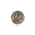2/4/6/8 Set Noir Luxe Round Tablemat Black Golden Vinyl Metallic Flower Table Mats HZ BEDDING