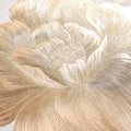 2/4/6/8 Set Fave Flower Golden Vinyl Metallic Flower Table Mats HZ BEDDING