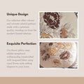 Throw Pillow Covers 18×18 in, Floral Retro Decorative Cushion Covers HZ BEDDING