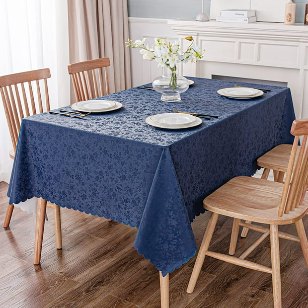 4 6 & 8 Seater Dark Blue Color Table Sheet