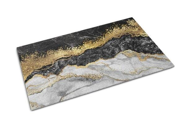 Marble Design Rectangle Super Water Absorbent Non-Slip Bath Mat Floor Mat for Bathroom Shower Room Tub Entrance Kitchen door mat
