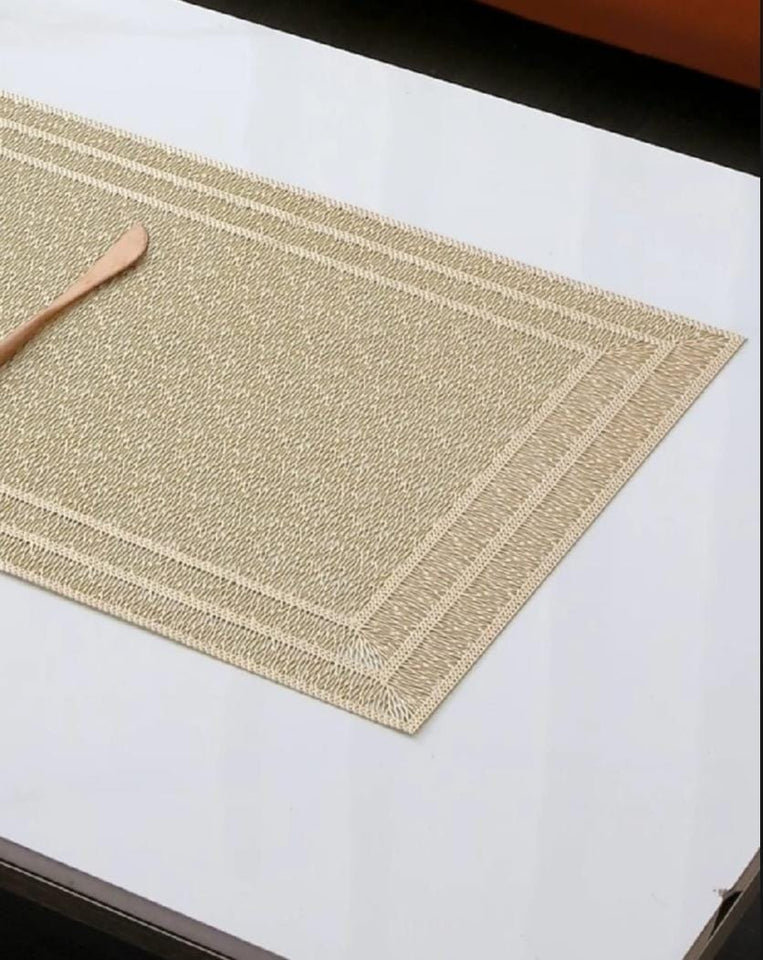 3 Feet Plain boder Design Table Runner, Center Table Dressing Table Non-Slip Table runner Stylish and Classic for most attractive table