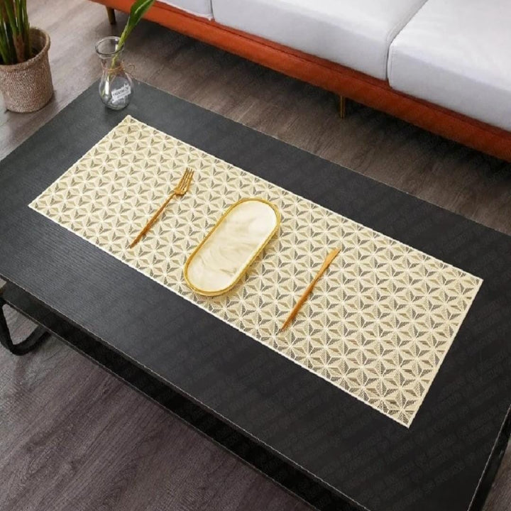 3 Feet Diamond design Table Runner, Center Table Dressing Table Non-Slip Table runner Stylish and Classic for most attractive table